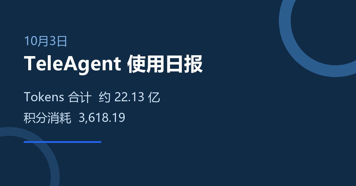10月3日TeleAgent使用日报-Automation